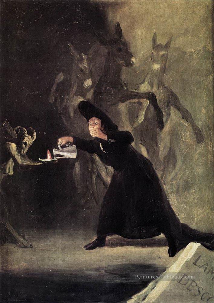 L’homme ensorcelé Romantique moderne Francisco Goya Peintures à l'huile